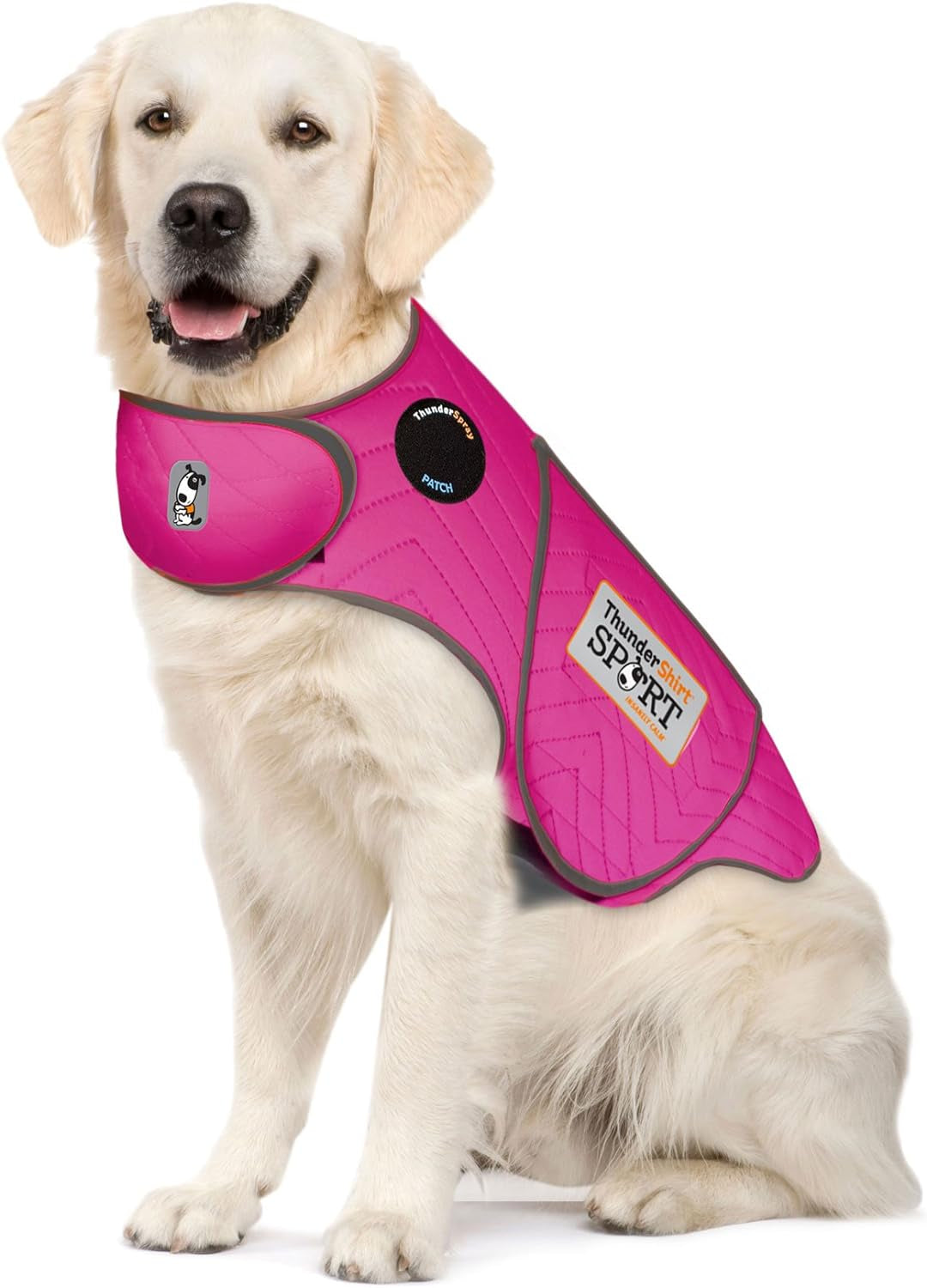 for Dogs, X Large, Fuchsia Sport - Dog Anxiety Vest
